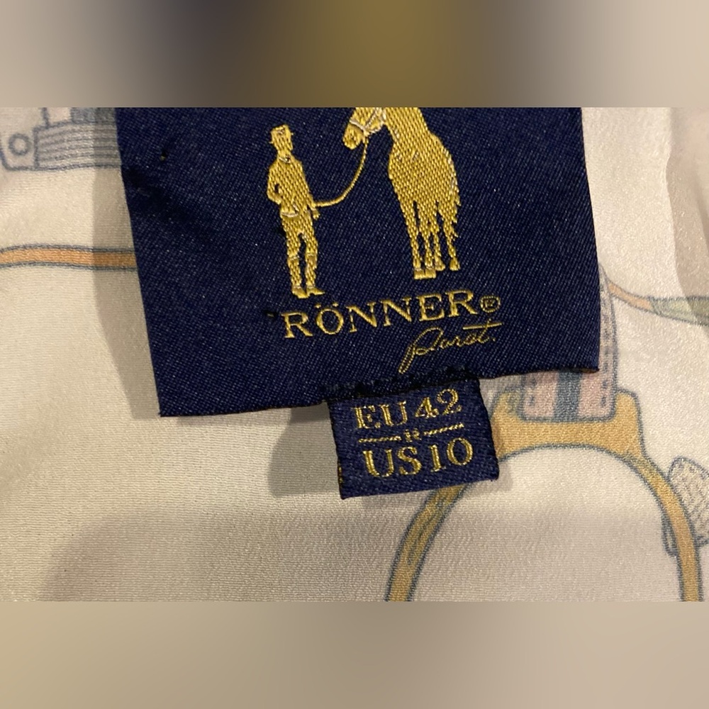 Women’s RONNER PORST equestrian blouse size 10 - Picture 6 of 8